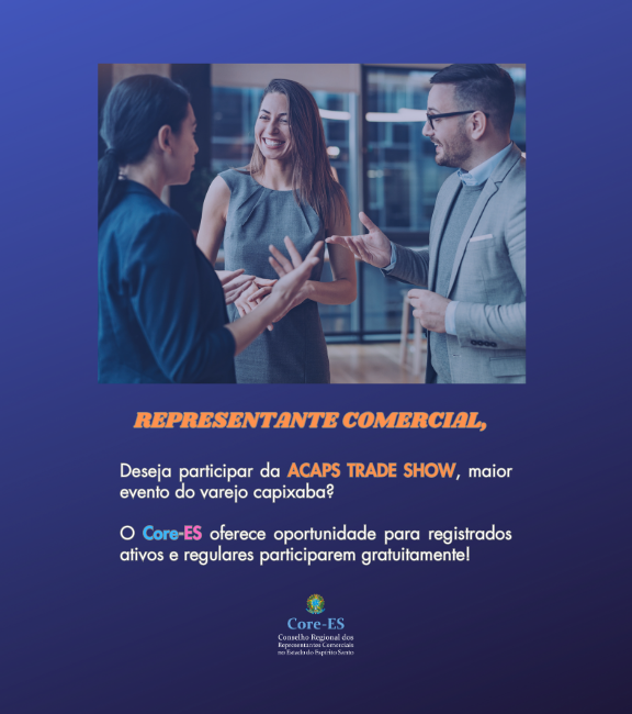 Core-ES | Conselho Regional dos Representantes Comercias no Estado do Espirito Santo
